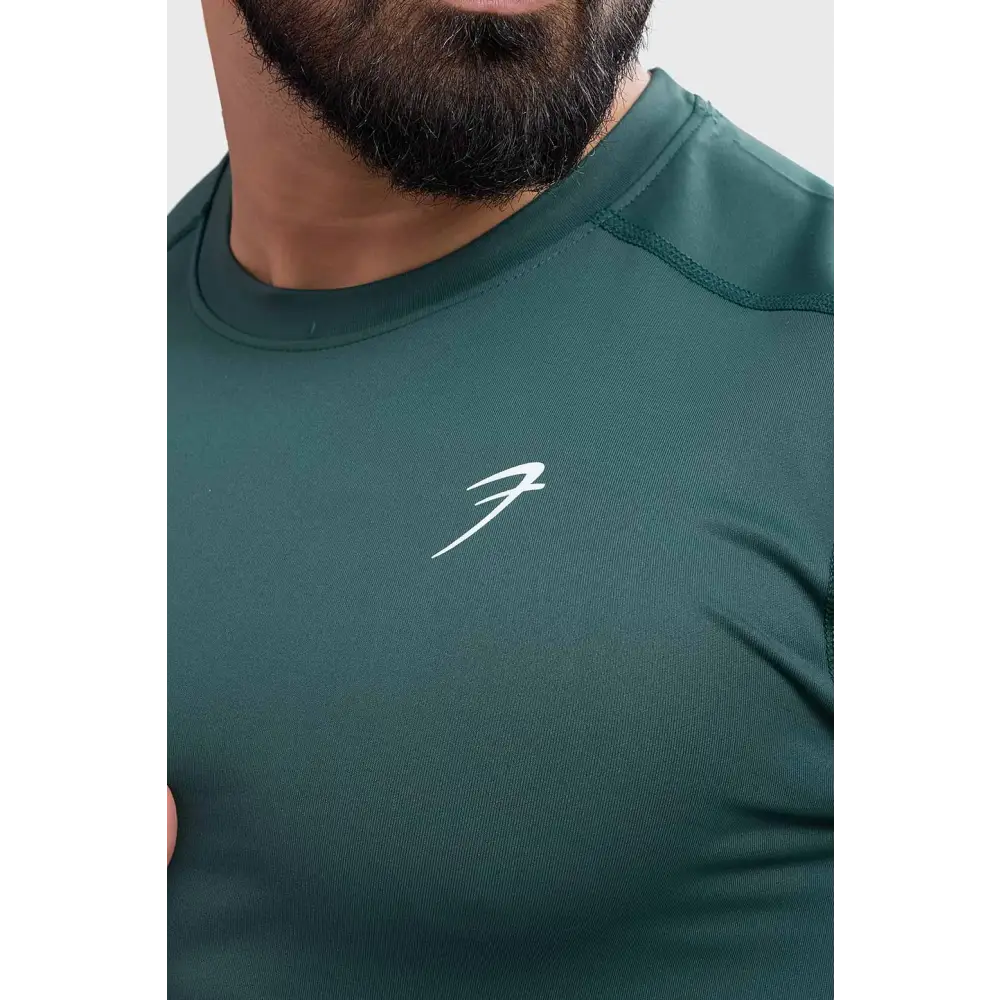 Rush Fullsleeves T-shirt Forest Green - Tshirts