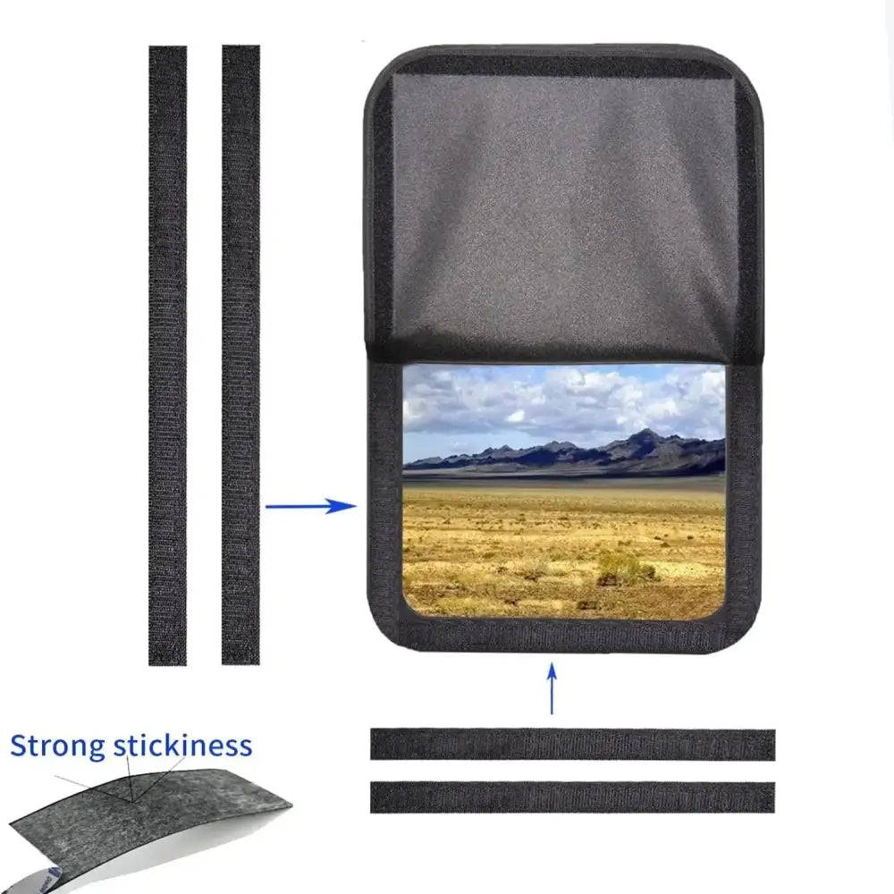 RV Car Sunshade & Privacy Curtains - Black / Car Sunshades - HBC