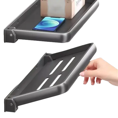 RV Foldable Wall Storage Shelf Rack - Wall Rack - SS