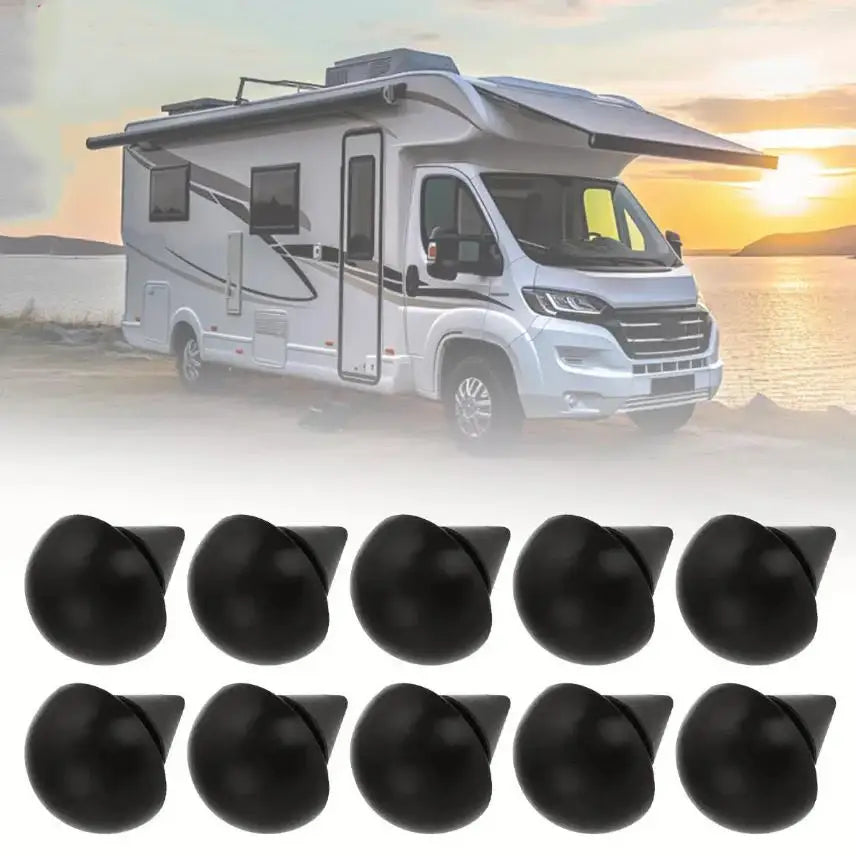 RV Glass Lid Rubber Cushion Pads (10PCS) - HBC
