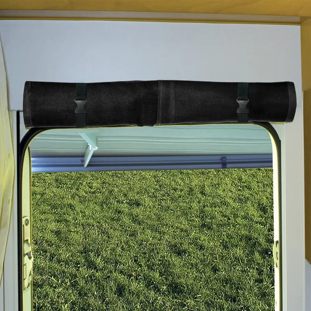 RV Insect Screen Door for Motorhome - Black / Mosquito Resistant Door Screen - HBC