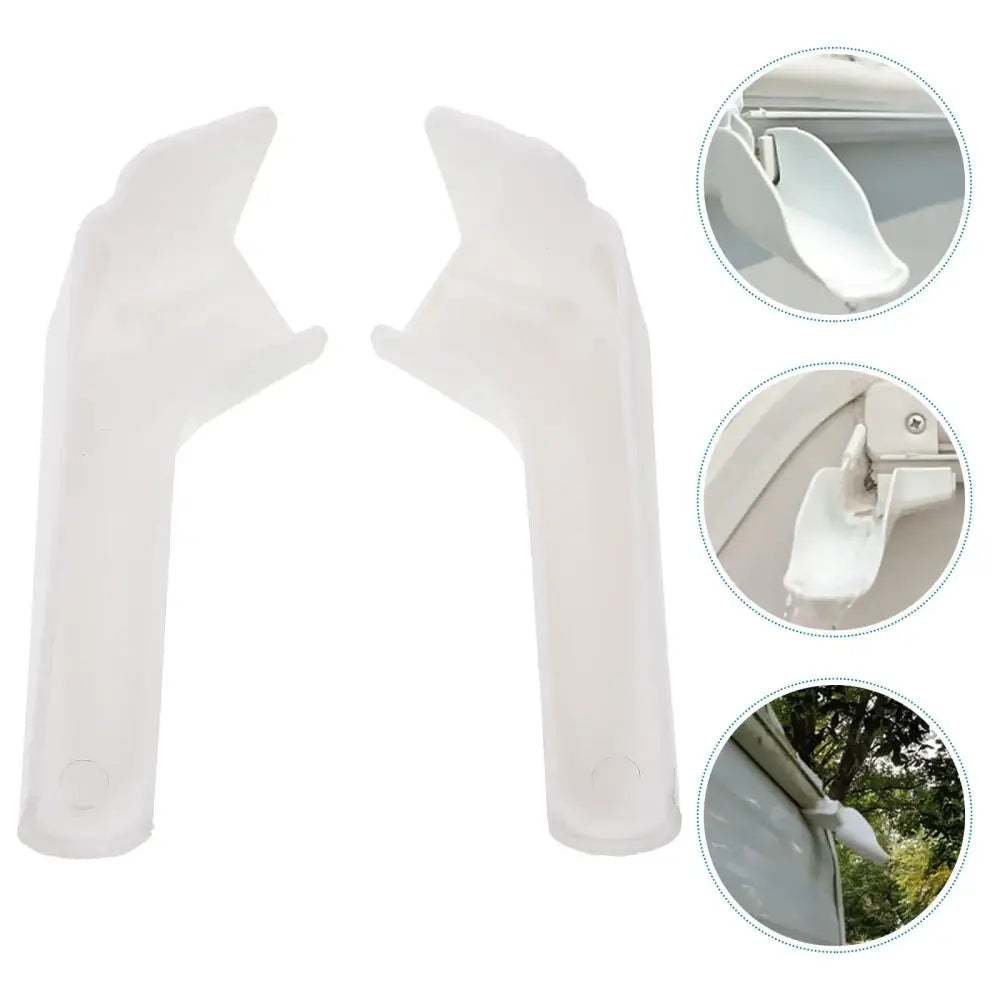 RV Rain Gutter Spouts – Efficient Roof Drainage & Protection (4Pcs) - Rain Gutter Spouts - HBC