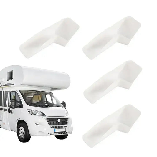 RV Roof Water Channel – Mini Gutter Spouts for RVs and Gazebos - RV Roof Drip Edge Gutter / RV Accessories / 2Pcs - HBC