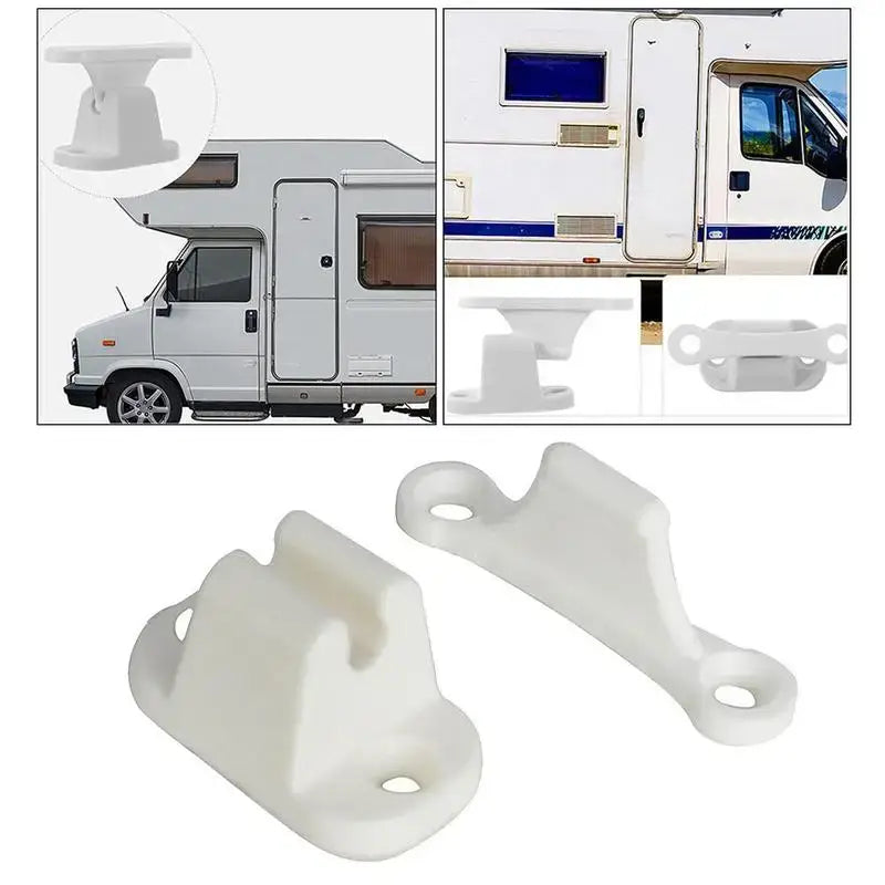 RV T-Shape Door Retainer Latch (available in Black & White) - HBC