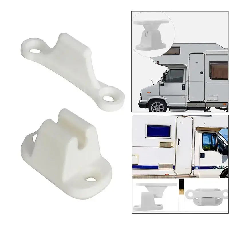 RV T-Shape Door Retainer Latch (available in Black & White) - HBC