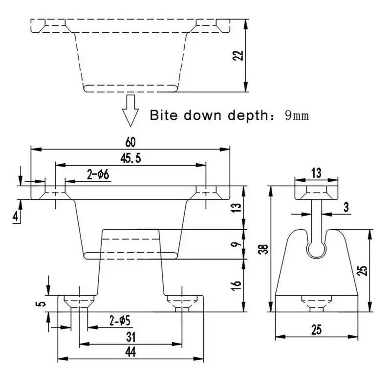 RV T-Shape Door Retainer Latch (available in Black & White) - HBC
