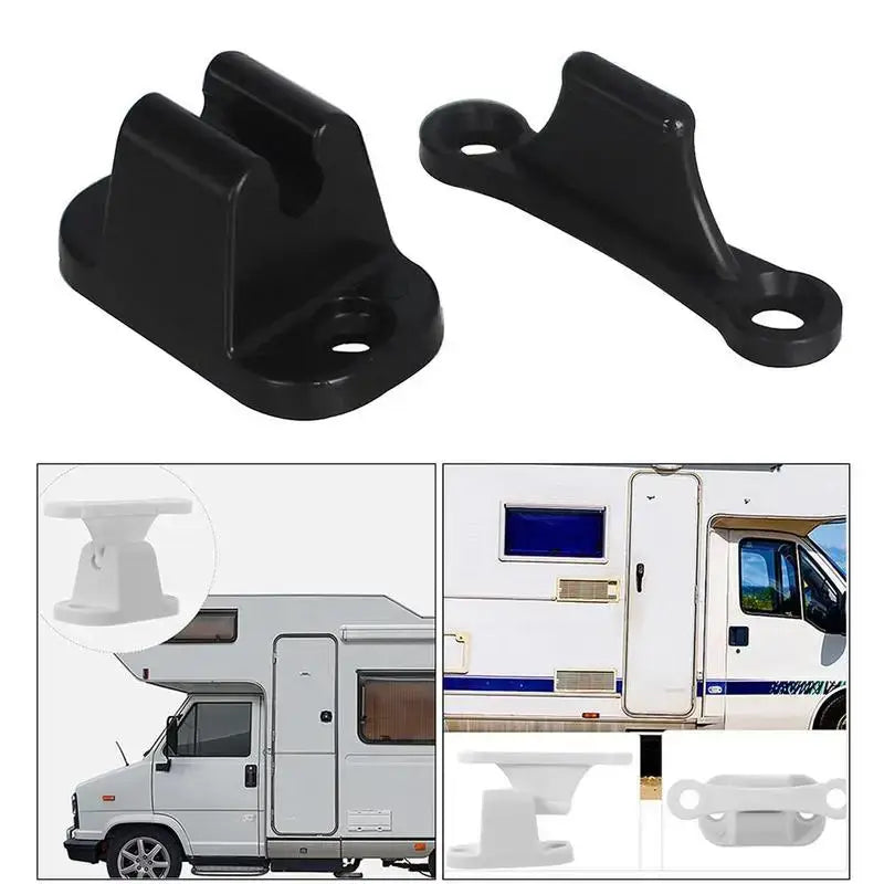 RV T-Shape Door Retainer Latch (available in Black & White) - HBC