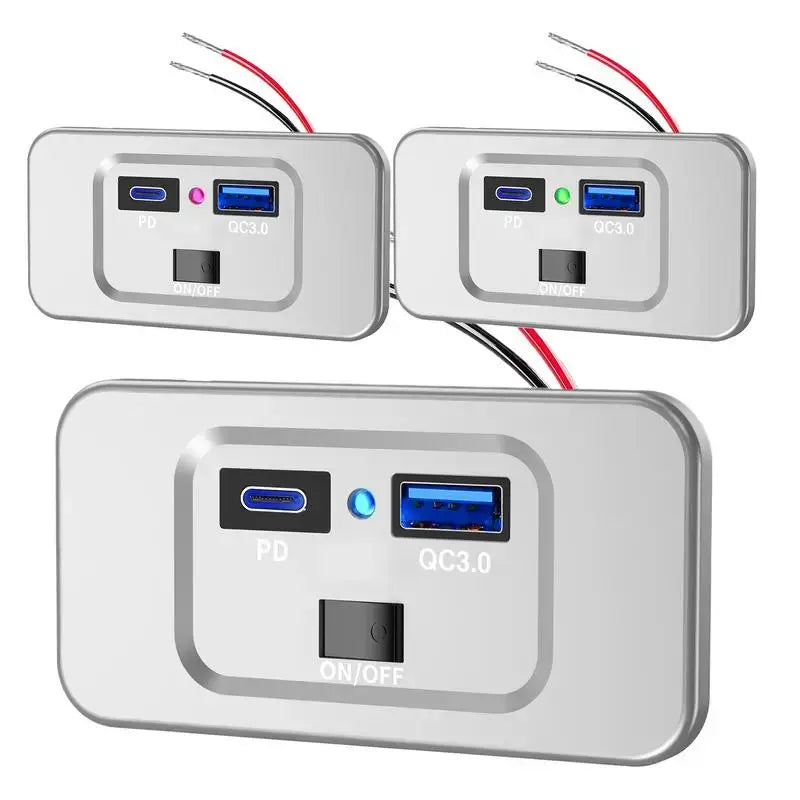 RV USB PD QC3 Fast Charging Outlet (different models available) - 9eight5