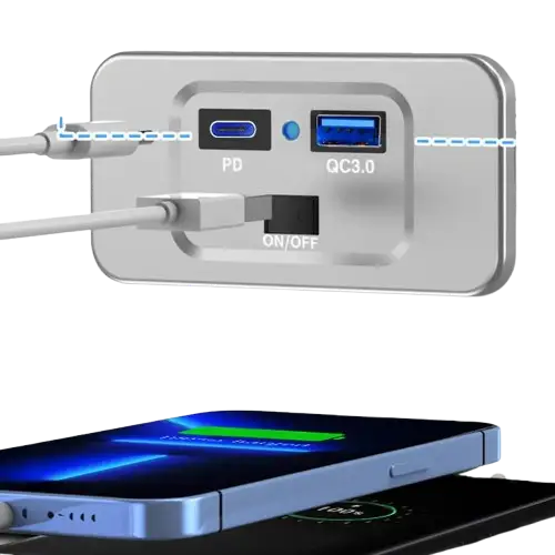RV USB PD QC3 Fast Charging Outlet (different models available) - 9eight5