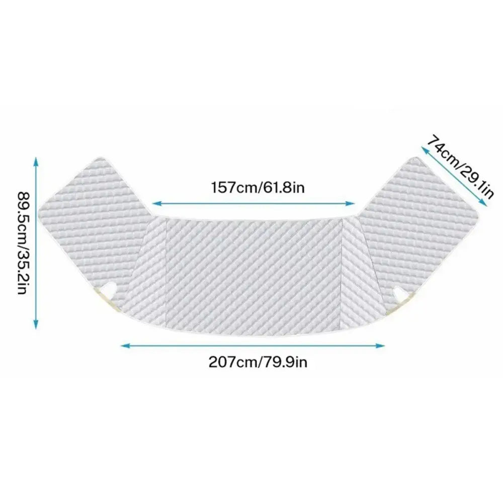 RV Windshield Sunshade Cover – Heat Insulation & UV Protection - HBC