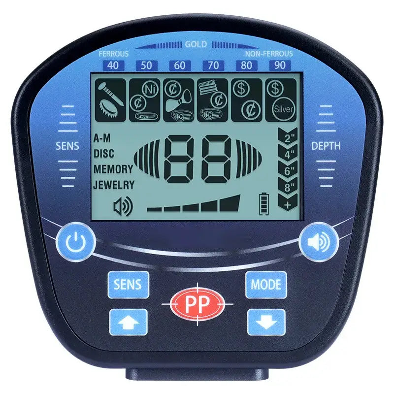 S27 Handheld Underground Gold Archaeological Treasure Hunting Instrument Outdoor High-precision LCD Intelligent Metal