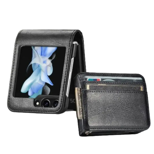 Samsung Z Flip Series Leather Bag Case - 9eight5