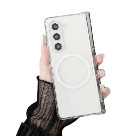 Samsung Z Fold Series Magnetic Wireless Clear Case - 9eight5