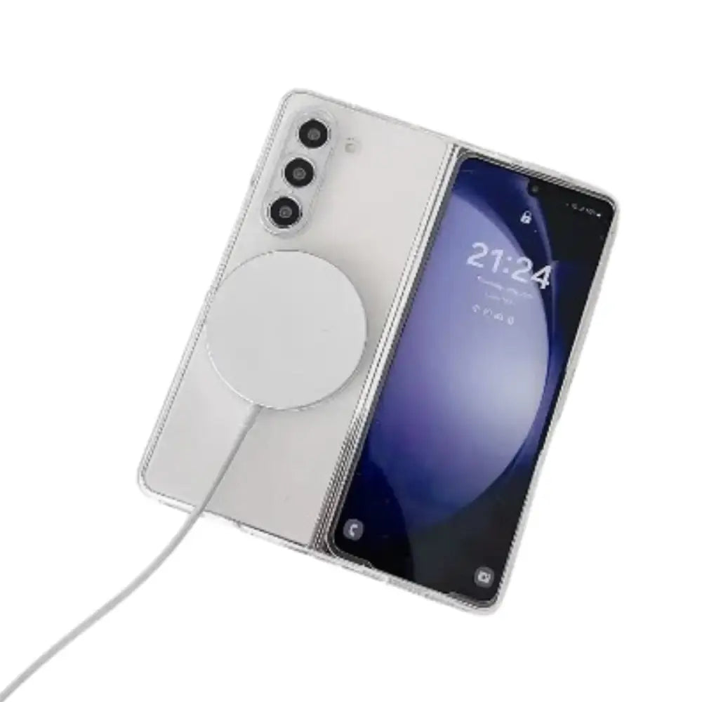 Samsung Z Fold Series Magnetic Wireless Clear Case - 9eight5