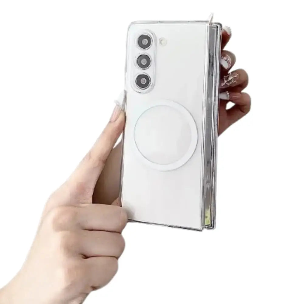 Samsung Z Fold Series Magnetic Wireless Clear Case - 9eight5