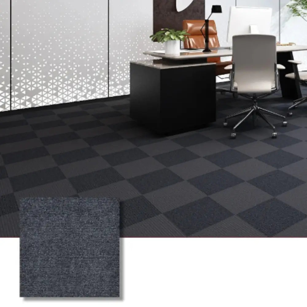 Self-Adhesive Anti-Slip Carpet Tile - Dark Gray / 30x30cm (5 PCS) - HBC