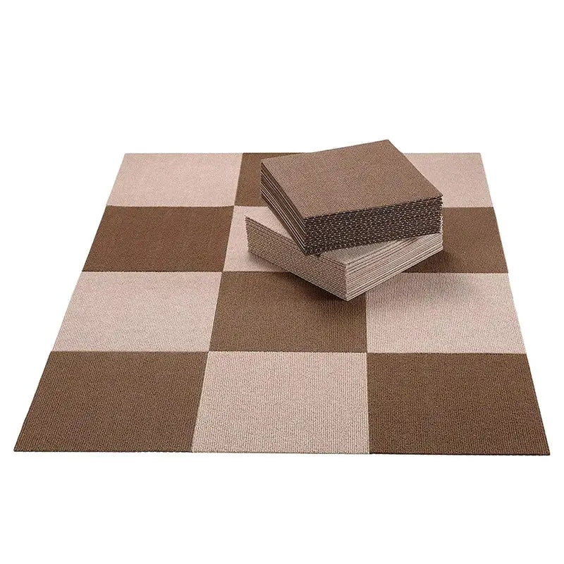 Self-Adhesive Anti-Slip Carpet Tile - Khaki / 30x30cm (5 PCS) - HBC