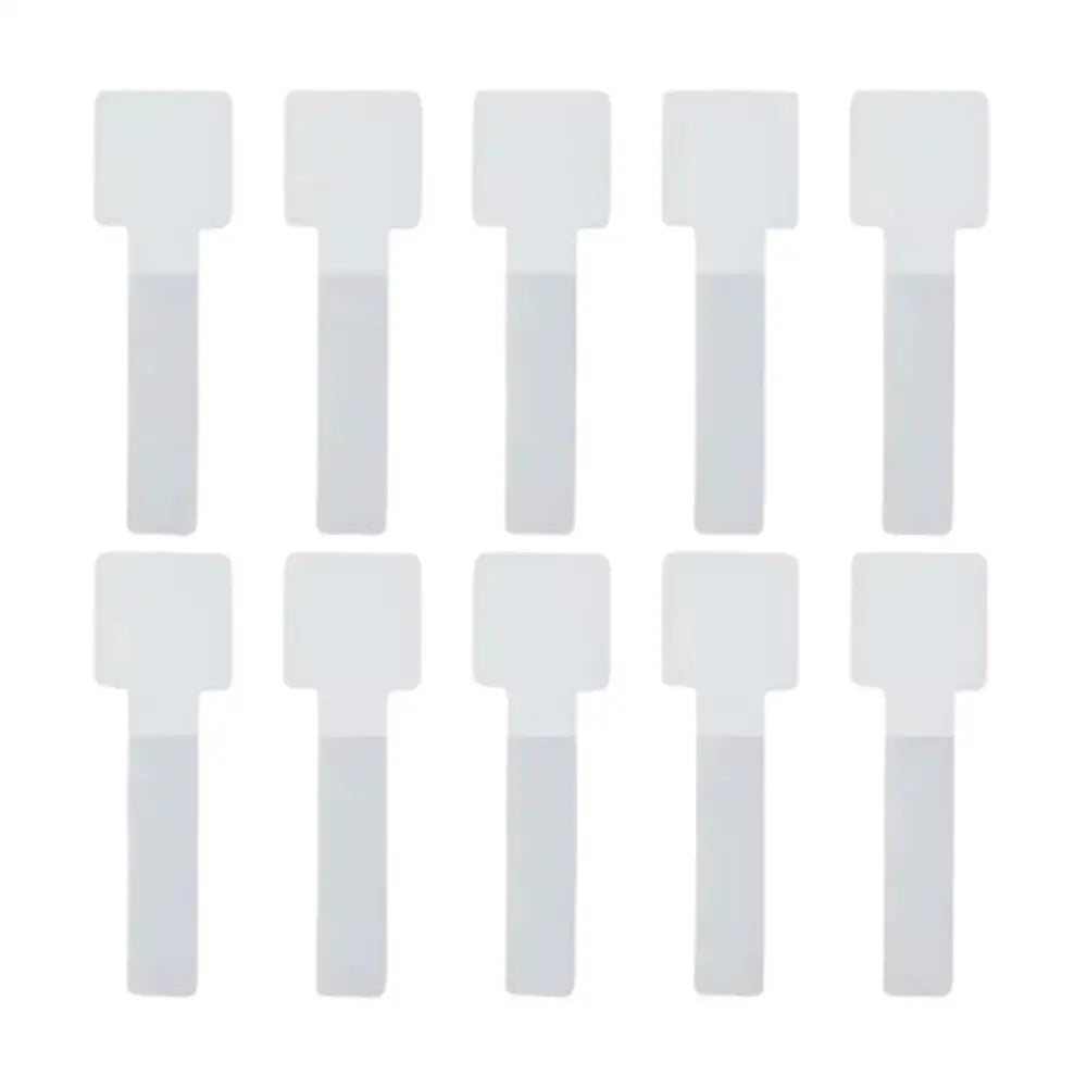 Self-Adhesive Cable Organizer and Cord Management Straps - White / 10 Pcs