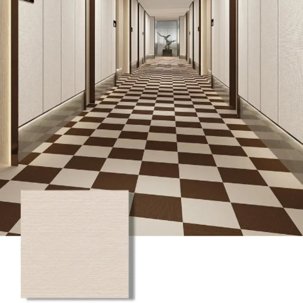 Self-Adhesive Carpet Tiles - Khaki / 30x30cm (10 PCS) - HBC