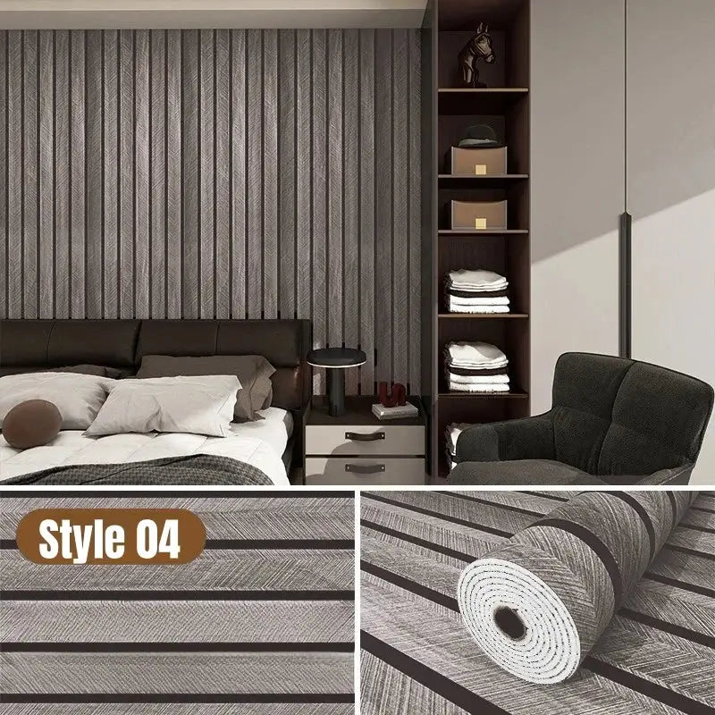 Self-Adhesive Foam Grille Wallpaper (available in 5 designs) - Style 04 / 3Mx40cm - SS