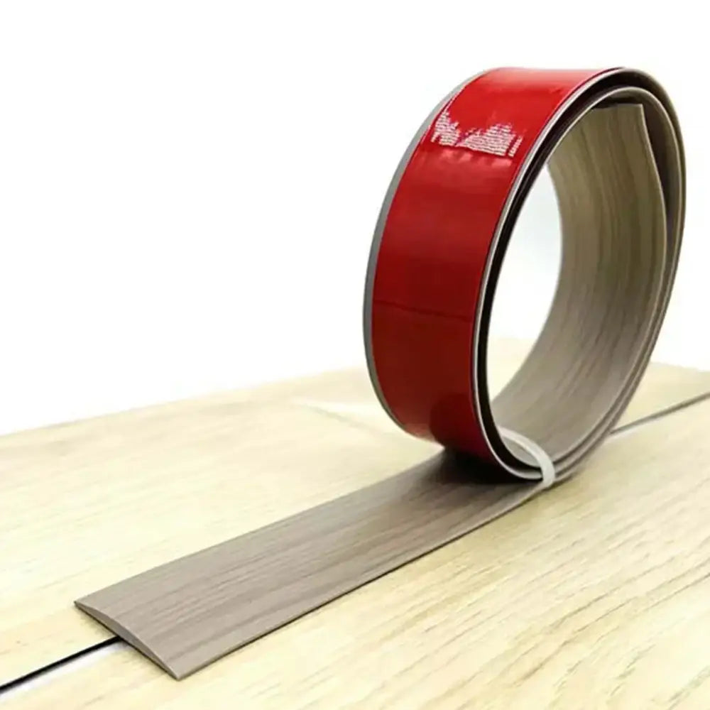 Self-Adhesive Vinyl Transition Strip – Floor Gap & Carpet Threshold Spacer (10 designs available) - 2m - E - SS