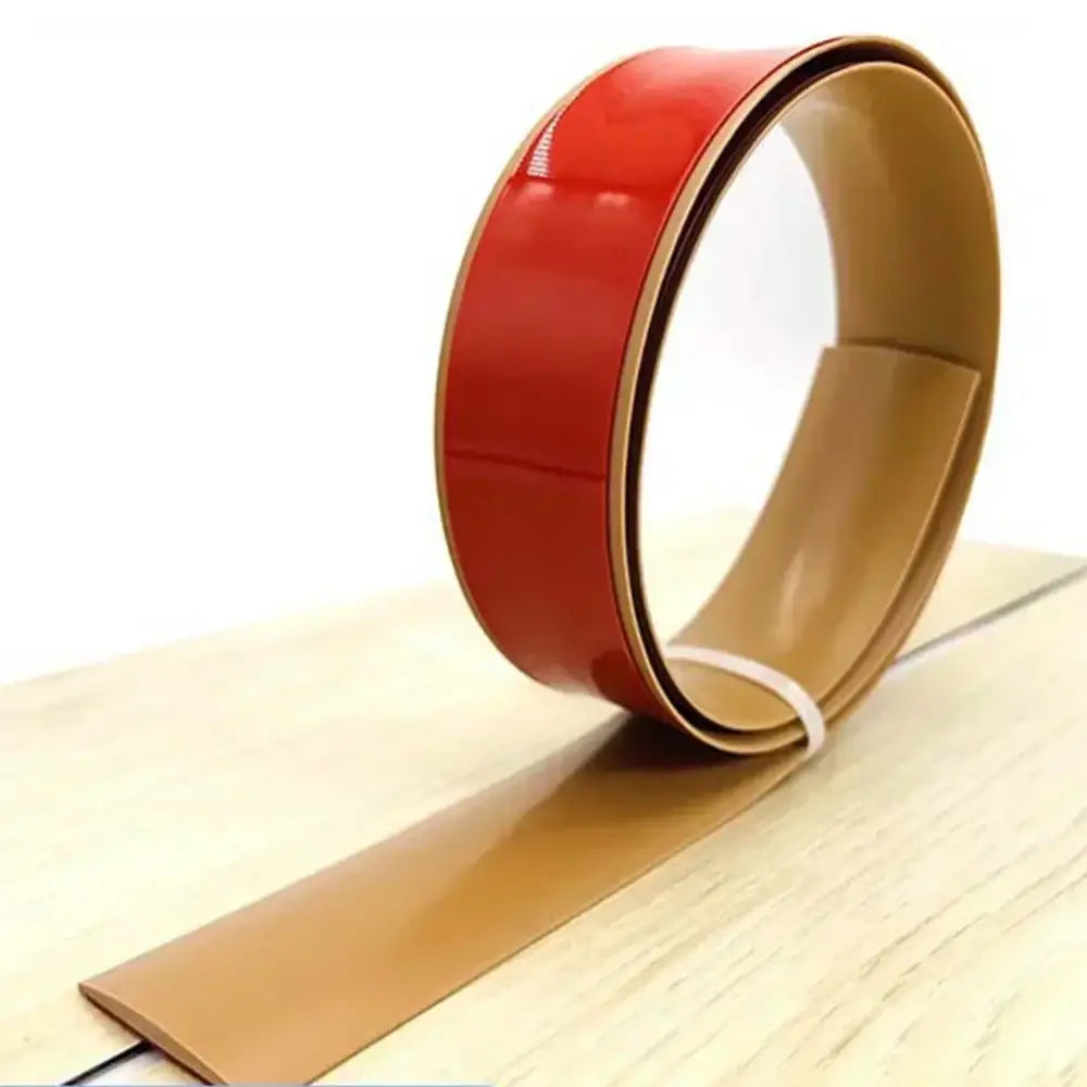 Self-Adhesive Vinyl Transition Strip – Floor Gap & Carpet Threshold Spacer (10 designs available) - 2m - Brown 2 - SS