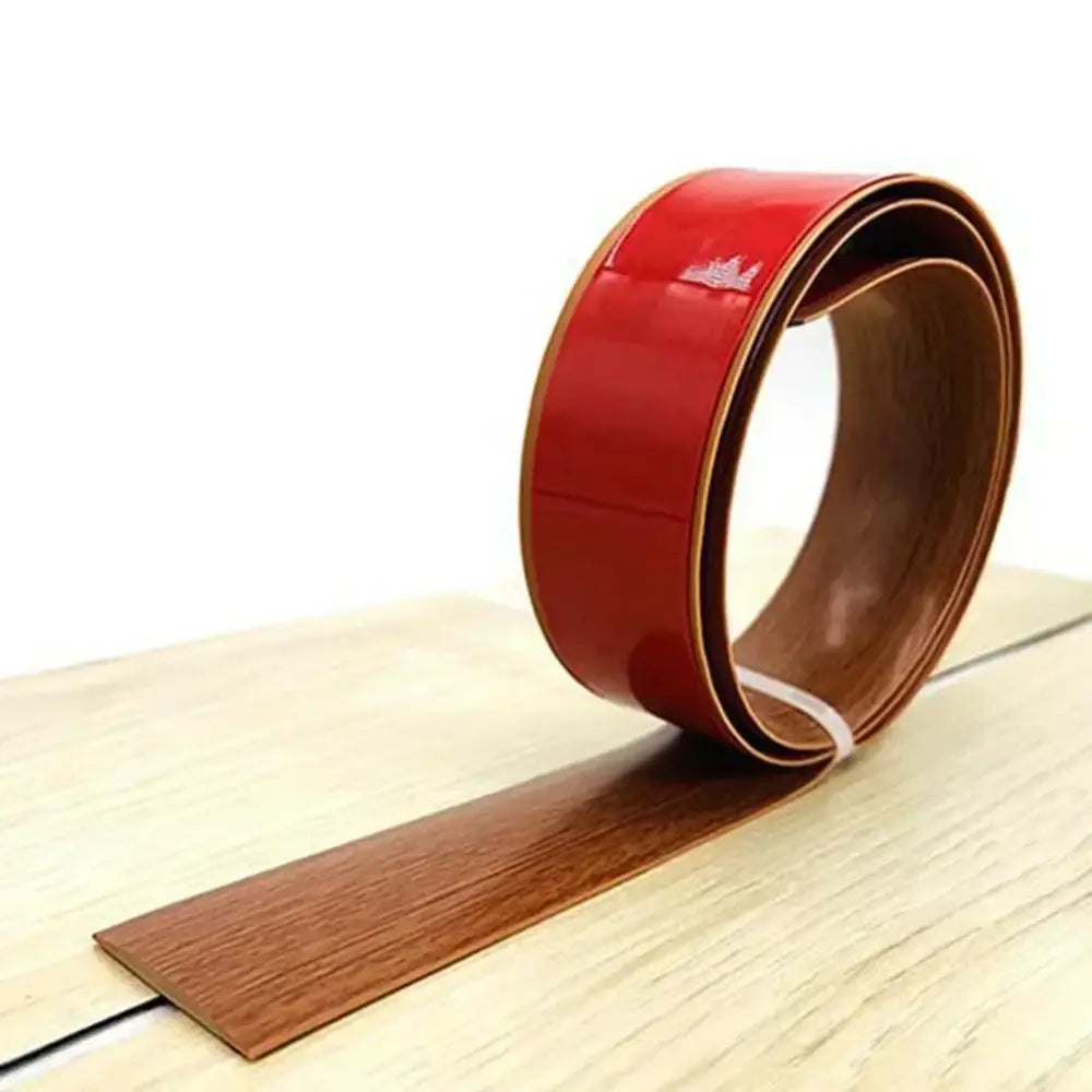Self-Adhesive Vinyl Transition Strip – Floor Gap & Carpet Threshold Spacer (10 designs available) - 2m - C - SS