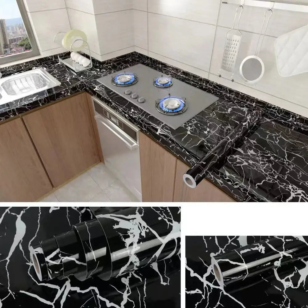 Self-Adhesive Waterproof Wallpaper (available in 6 designs and multiple sizes) - Design 4 / 40cm x 1m - SS