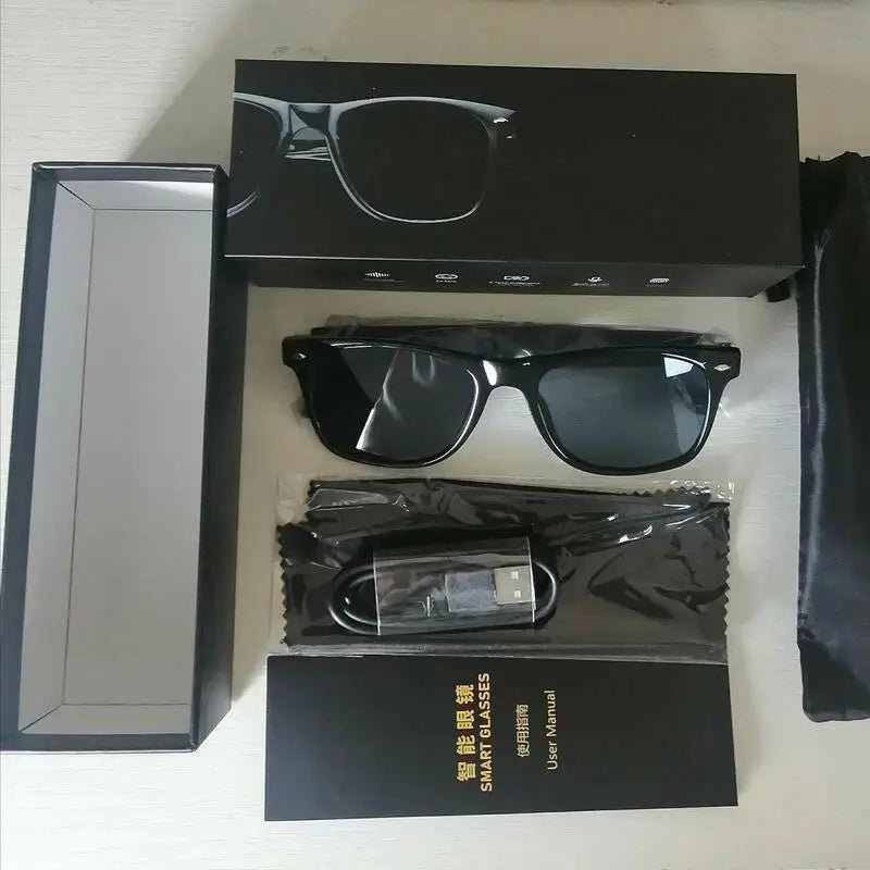 SENBONO Smart Glasses - Black / One-Size