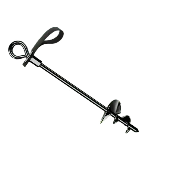 Set of 4 Ground Anchor Trampoline with Straps Resistant High Wind Heavy Duty Ground Anchor for Tent Swing Gazebo Garden