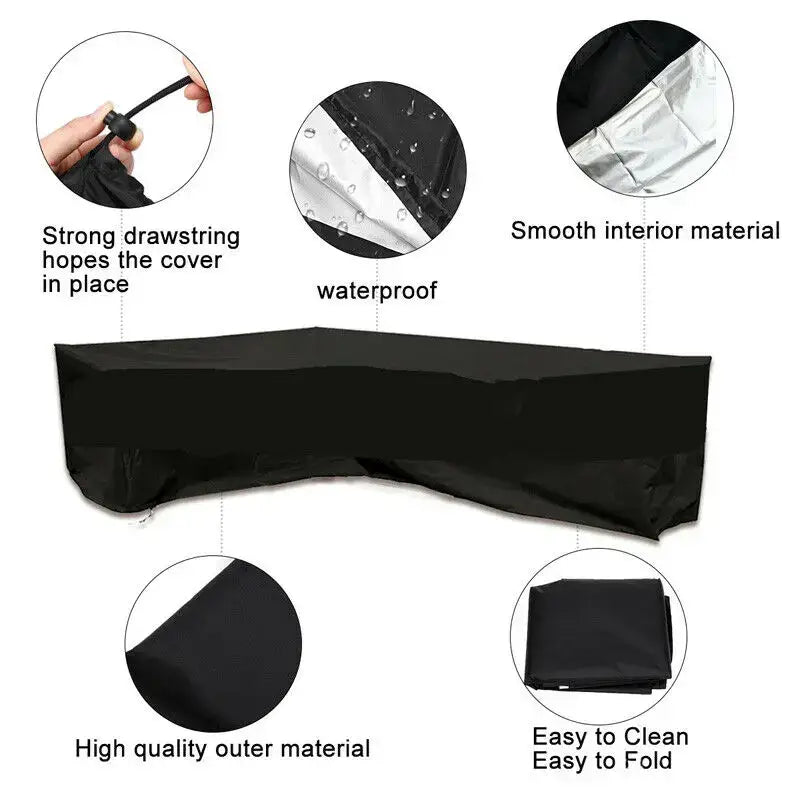 Shape Waterproof Rattan Sofa Cover (available in different sizes) - SS