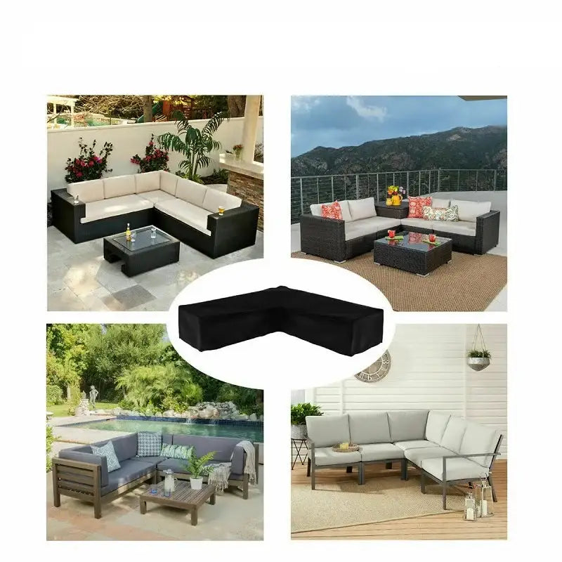 Shape Waterproof Rattan Sofa Cover (available in different sizes) - SS
