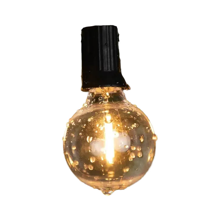 Shatterproof Solar String Lights G40 Outdoor Solar Light Garden Waterproof USB Charging Lighting With Remote Decoration