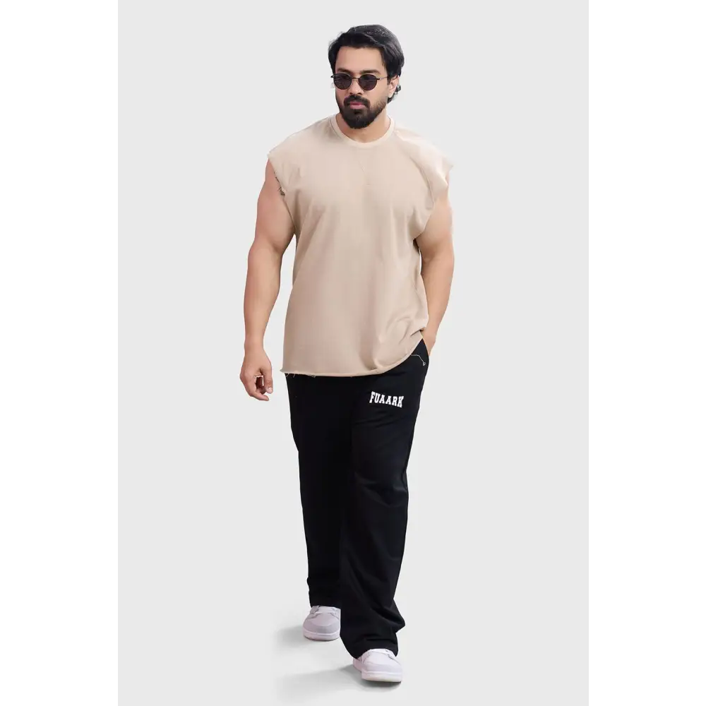 Shell Raw Capsleeves Tank Beige - Vest