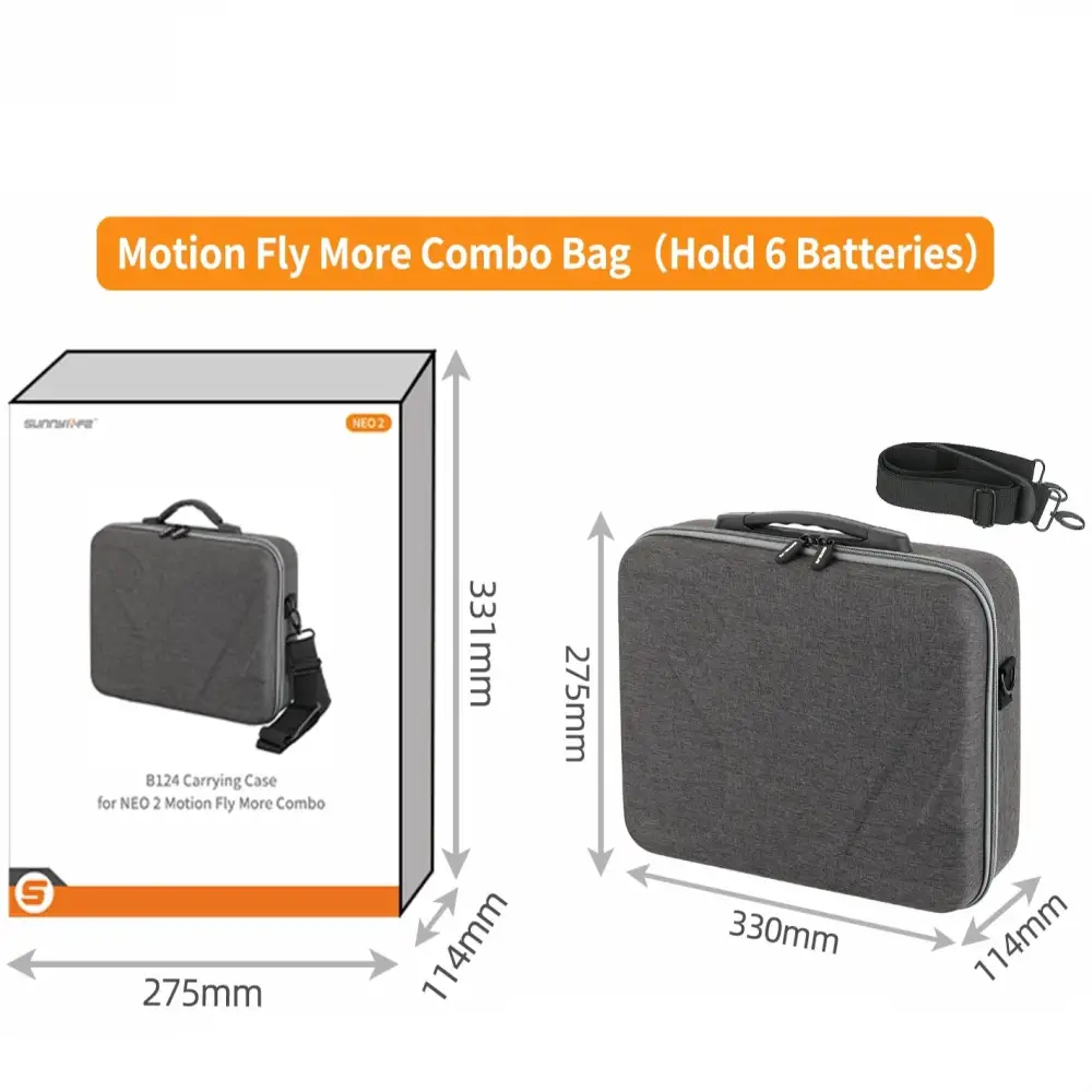 Shockproof Carrying Case for DJI NEO 2 & Motion 3 (4 types of case available) - HBC