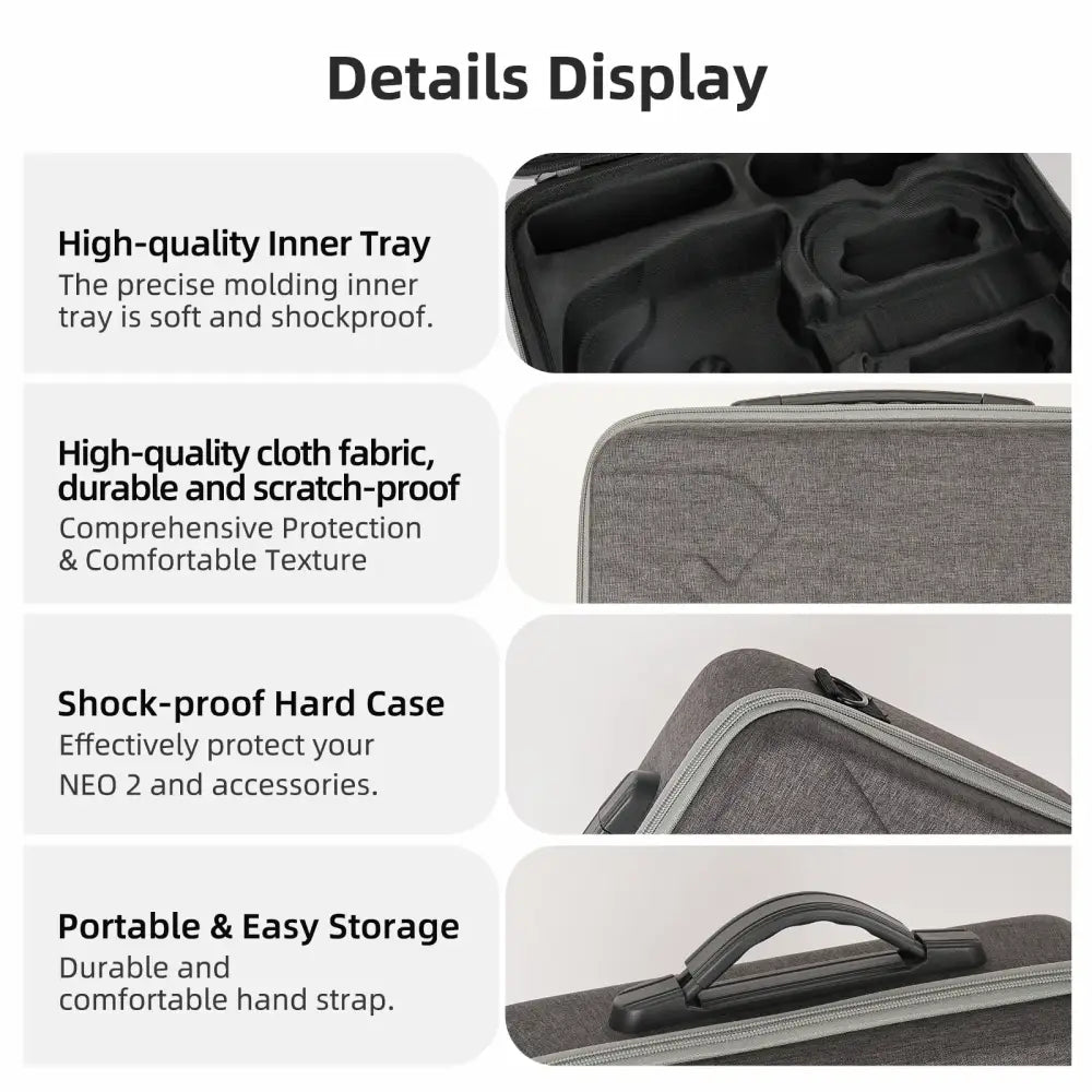 Shockproof Carrying Case for DJI NEO 2 & Motion 3 (4 types of case available) - HBC