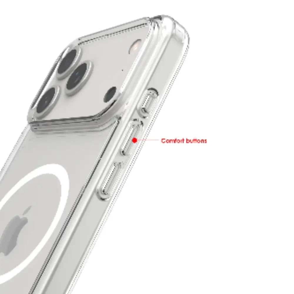 Shockproof Clear Wireless Charging Case for the iPhone 17 Series - 9eight5