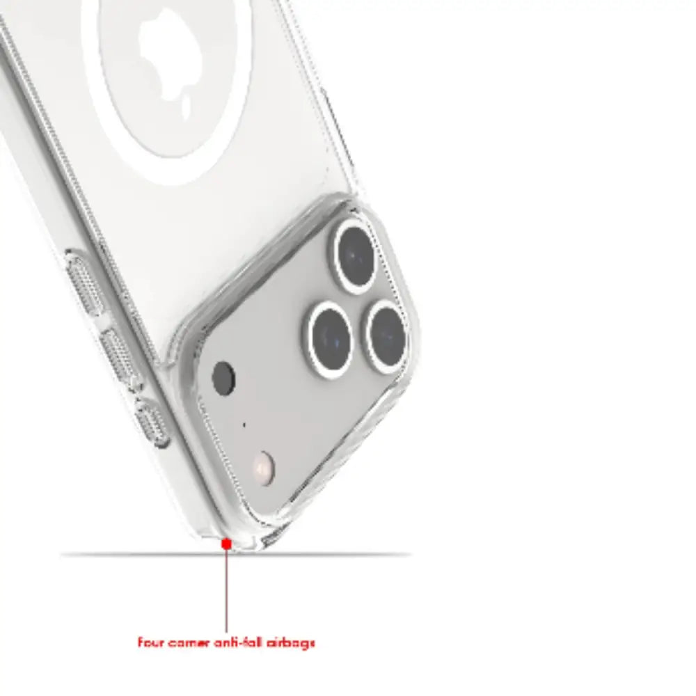Shockproof Clear Wireless Charging Case for the iPhone 17 Series - 9eight5