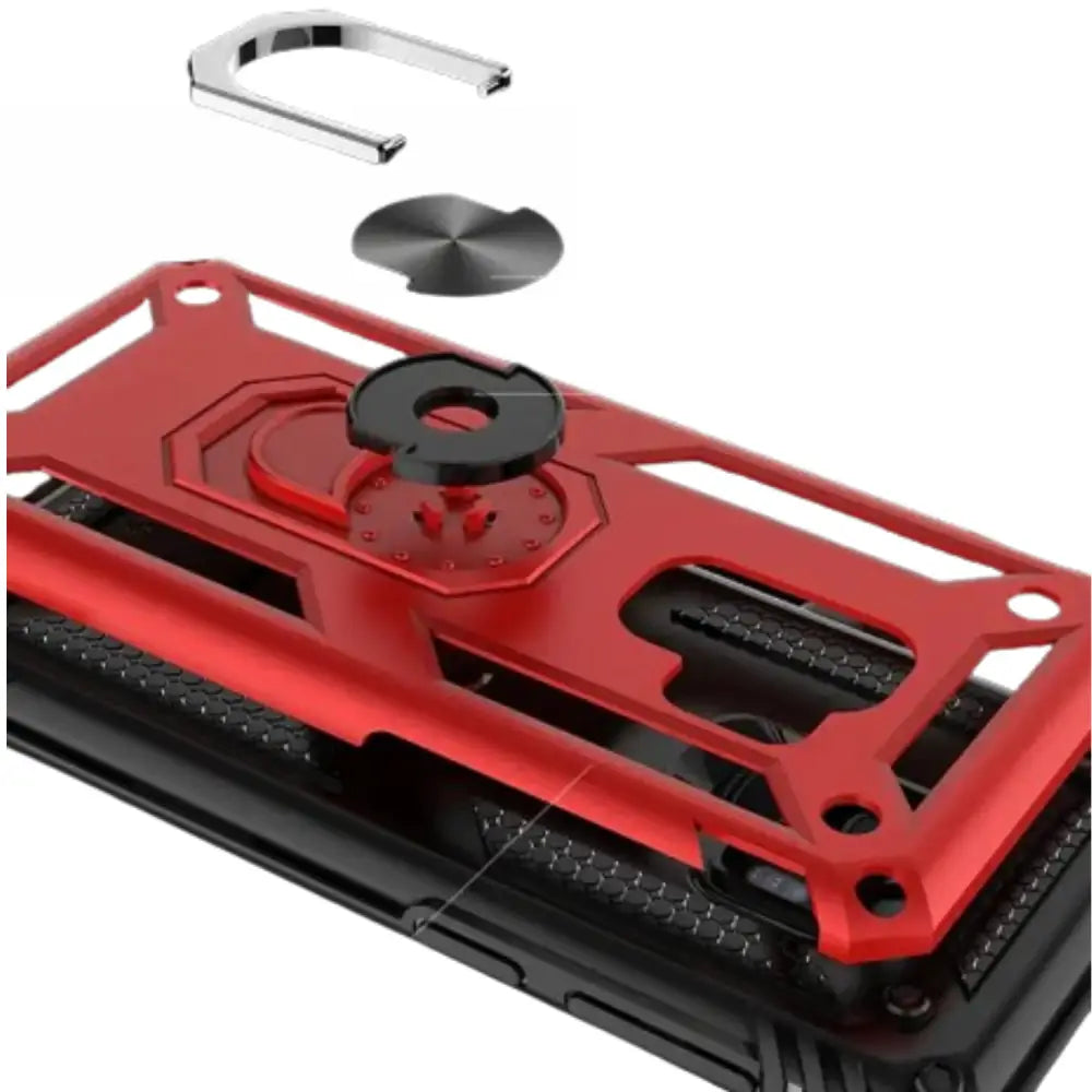 Shockproof Ring Holder Case for Samsung Galaxy (Red)
