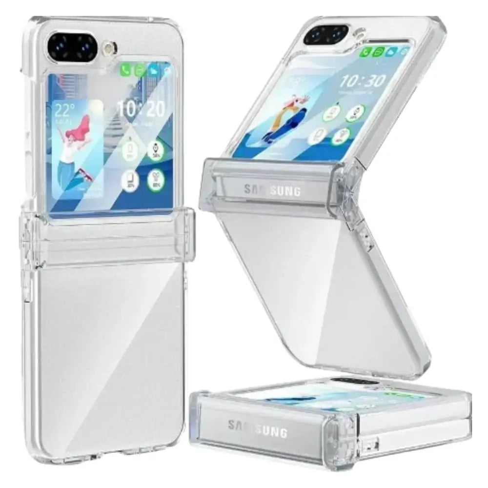 Shockproof Transparent Cover for Galaxy Z Flip 5 & 6 - 9eight5