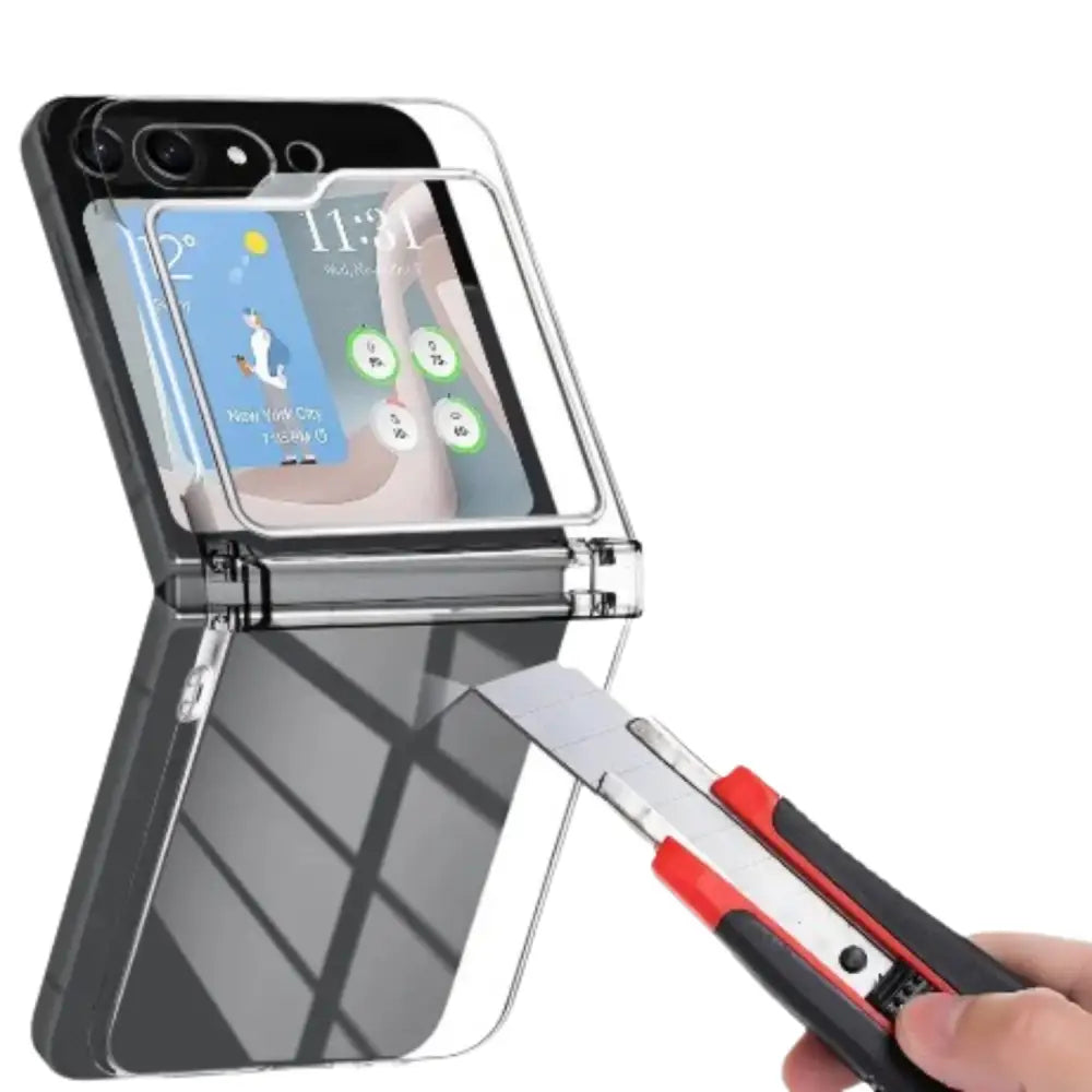 Shockproof Transparent Cover for Galaxy Z Flip 5 & 6 - 9eight5