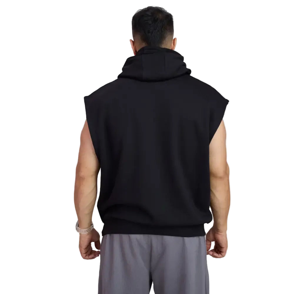 Signature Cap Sleeves Hoodie Black - Hoodie