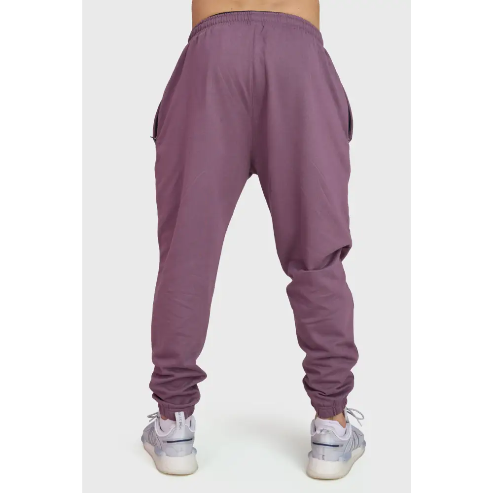 Signature Oversized Band Joggers Mauve - Joggers