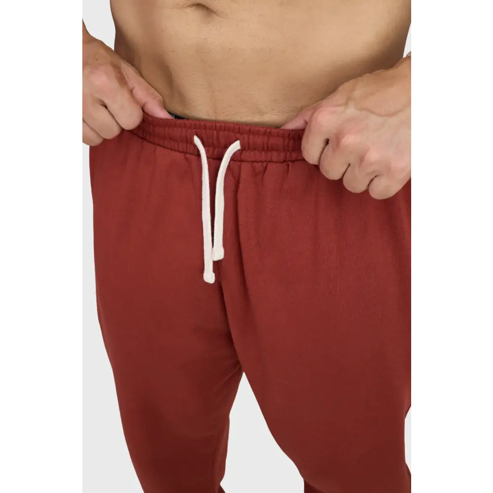 Signature Oversized Band Joggers Rust - Joggers