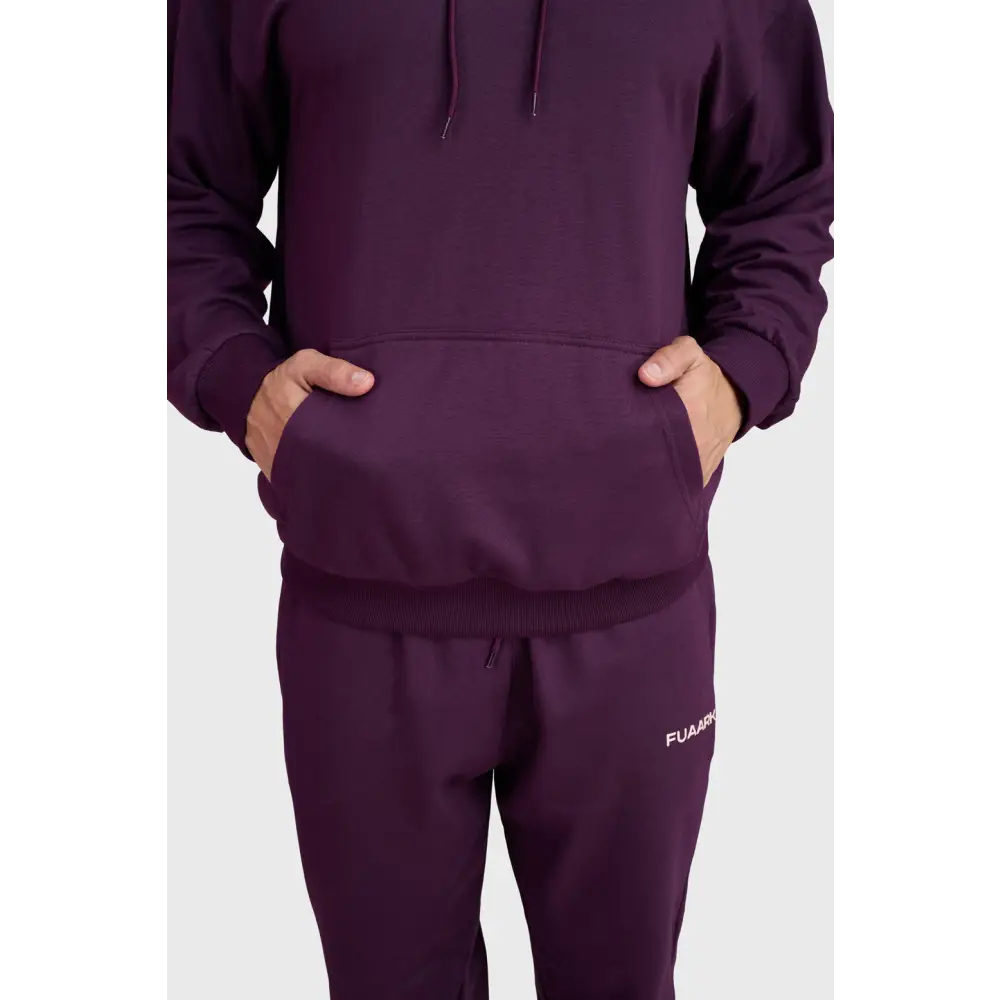 Signature Oversized Hoodie Plum - Hoodie