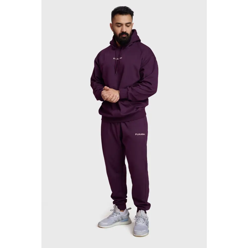 Signature Oversized Hoodie Plum - Hoodie