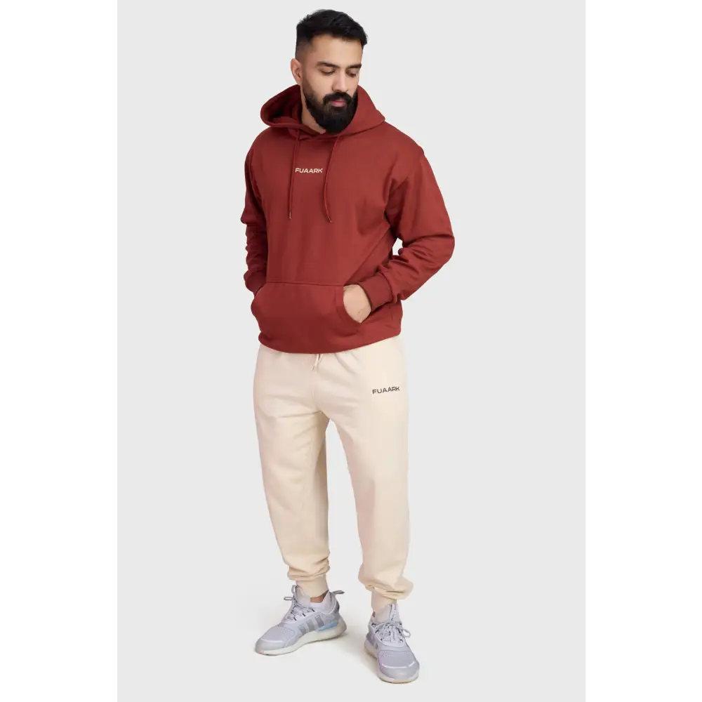 Signature Oversized Hoodie Rust - Hoodie
