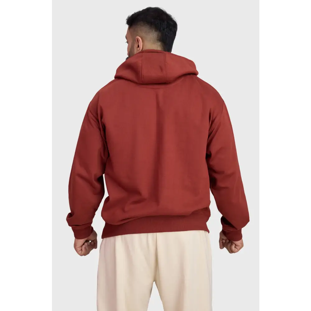 Signature Oversized Hoodie Rust - Hoodie