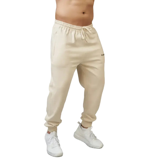 Signature Oversized Joggers Beige - Joggers