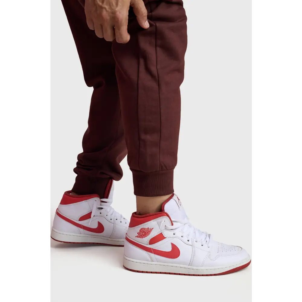 Signature Oversized Joggers Brown - Joggers
